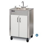 Portable Sink - Elite Series LS 1 - White Door, White Trim  